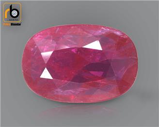 NATURAL RUBY (MANAK) (HEATED & TREATED) (MH) 1.46 CRT ( 29313 )